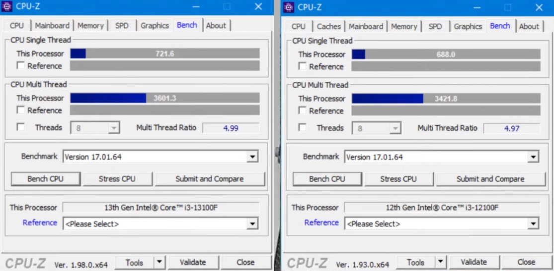Процессор Intel Core i3-13100F